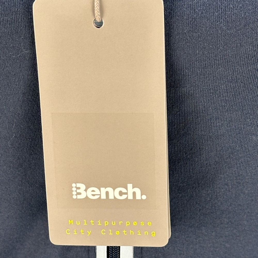Bench Long Sleeve Zip Front Active Bomber Jacket - Blue - size Small - Picture 8 of 9